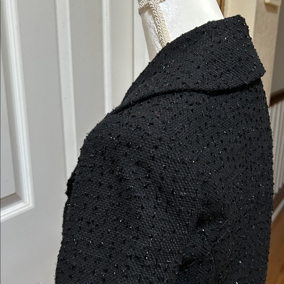 Spiegel Black Textured Blazer short sleeves - Picture 11 of 15